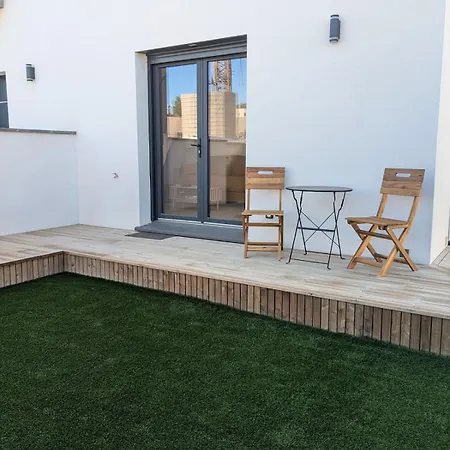 Daire Duplex Jardin Parking Village Canet-en-Roussillon