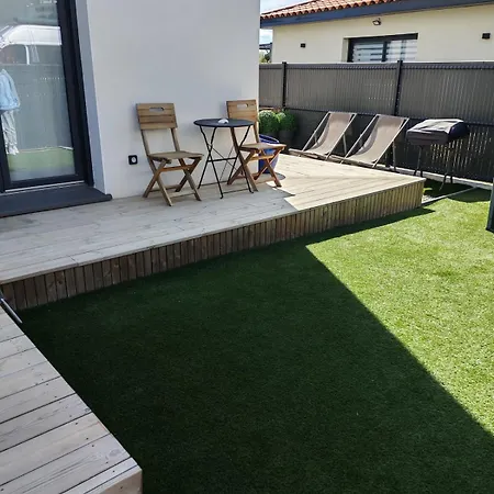 Duplex Jardin Parking Village Canet-en-Roussillon